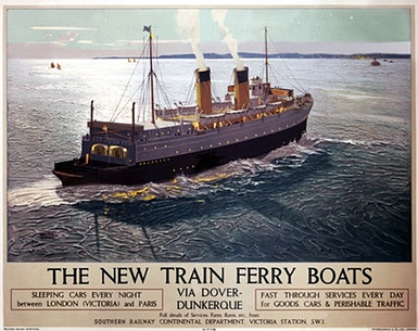 New Train Ferry Boats poster