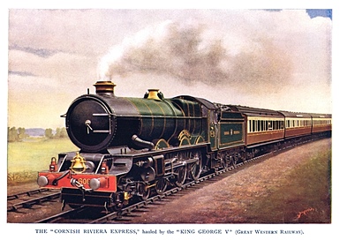 Cornish Riviera Express 'King George V' locomotive