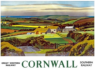 GWR/SR Cornwall poster