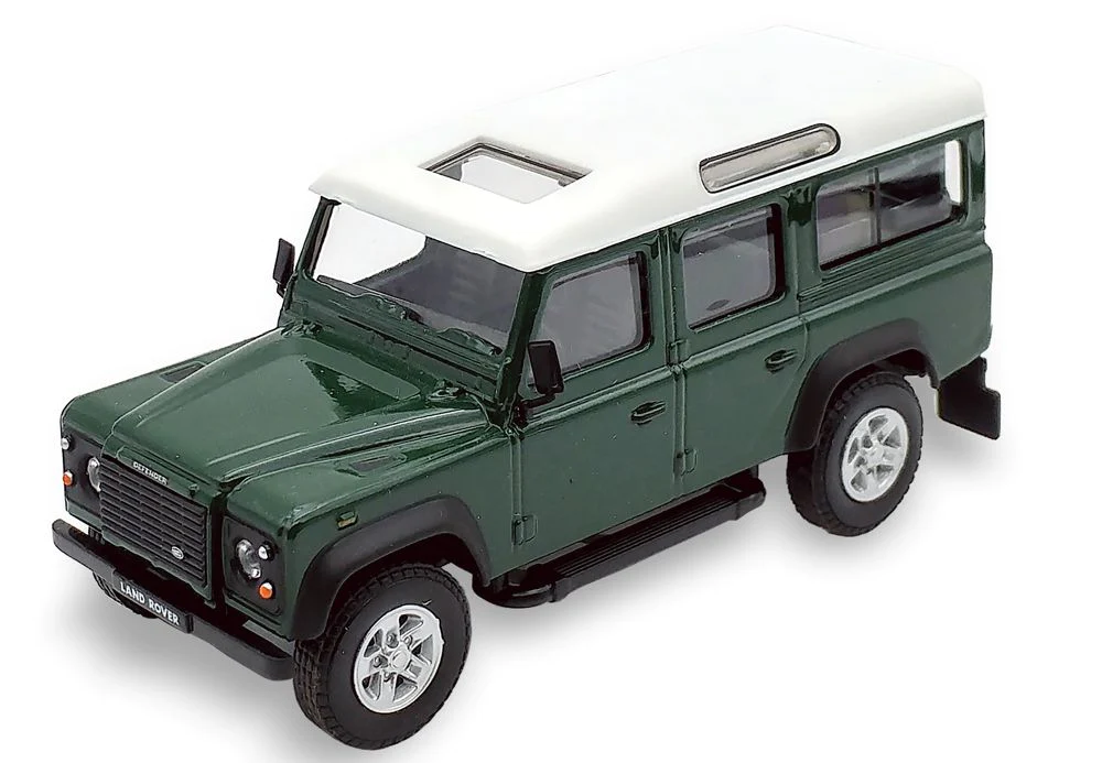Cararama Land Rover Defender Bronze Green