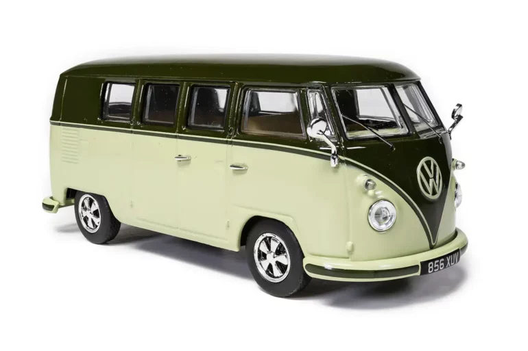 Corgi Vanguards Volkswagen Campervan Type 2 (T1) Palm Green and Sand Green